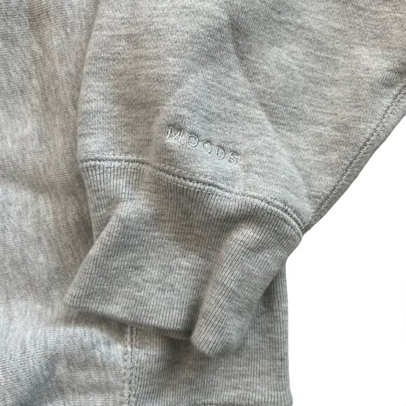 Moods bad. Womens Heavyweight Cotton Crewneck Sweatshirt Light Gray Size Medium - Picture 7 of 13